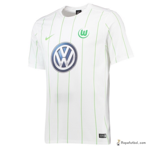 Camiseta VfL Wolfsburgo Replica Segunda Ropa 2016/17 Blanco